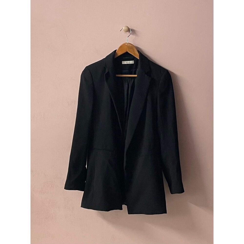 H&M Black Open Front Blazer Size M